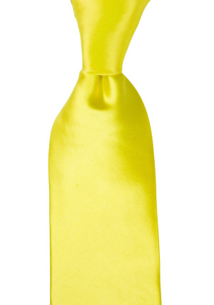 SATIN LEMON tie