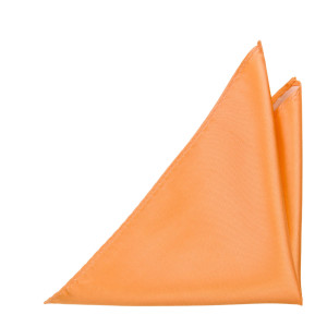 SATIN PEACH pocket square