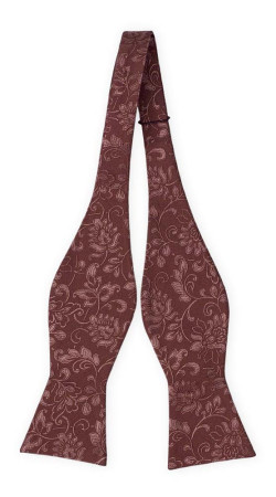 SAVETHEDATE ASH ROSE self-tie bow tie