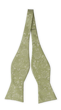 SAVETHEDATE TEA GREEN self-tie bow tie