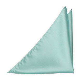 SOLID AQUAMARINE TURQUOISE pocket square