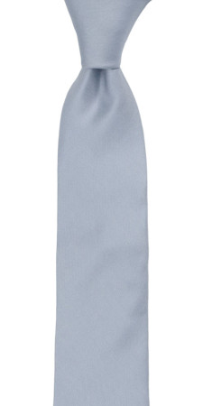 SOLID Baby blue skinny tie