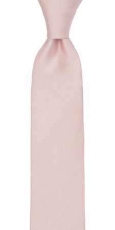 SOLID Dusty pink skinny tie