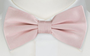 SOLID DUSTY PINK bow tie