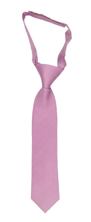 SOLID Lavender Pink boy's tie small pre-tied