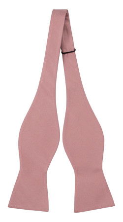 SOLID Mauve self-tie bow tie