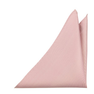 Solid POWDER PINK pocket square