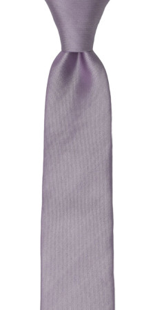 SOLID Violet skinny tie