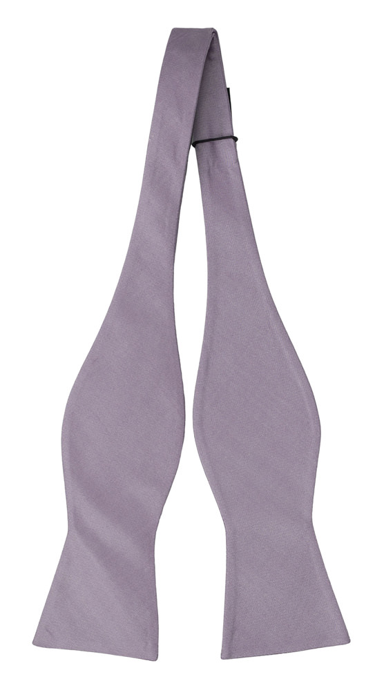 SOLID Violet self-tie bow tie
