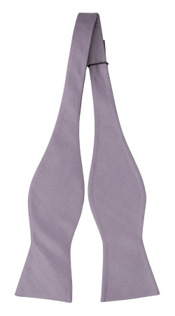 SOLID Violet self-tie bow tie