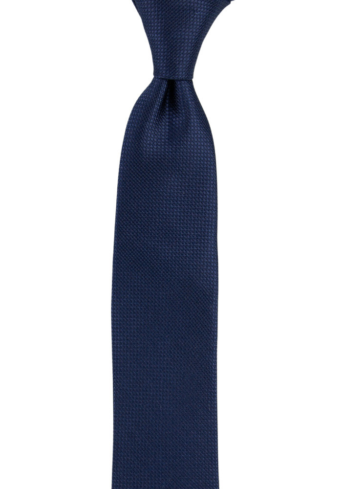 Solitary Navy boy's tie medium