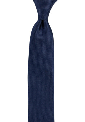 Solitary Navy boy's tie medium
