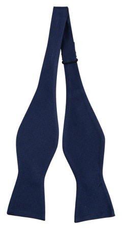 Solitary NAVY self-tie bow tie
