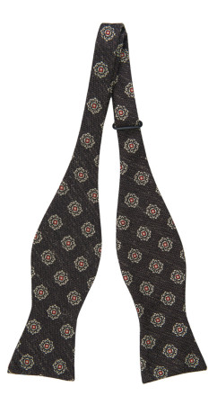 SPEAKLOUDER BROWN self-tie bow tie