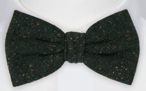 SPRACKLIG DARK GREEN bow tie