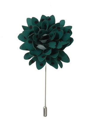 STAR DOT DARK GREEN lapel pin