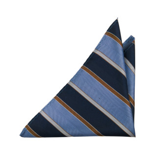 STEADYSTRIPE NAVY pocket square