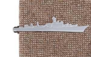 Steamship Silver tie bar