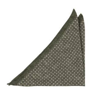 STILO GREEN pocket square