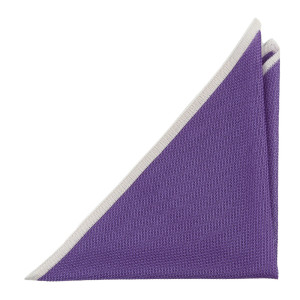 STIMMA Purple pocket square