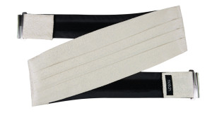 SWANKY IVORY cummerbund