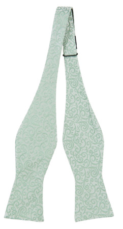SWANKY JADE self-tie bow tie