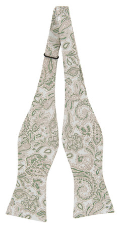 SWEETHEARTER GREEN self-tie bow tie