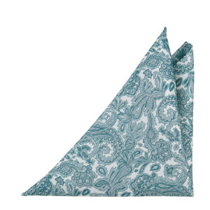 SWEETHEARTER TURQUOISE pocket square