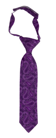 SWINGPJATT PURPLE boy's tie small pre-tied