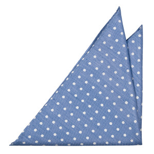 TALAMOD BLUE pocket square