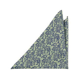 TESTIMONY LIGHT GREEN pocket square