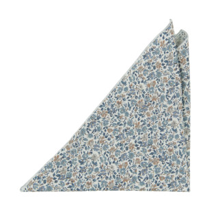 TIETHEBINDS LIGHT BLUE pocket square
