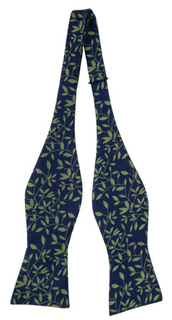 TJOHEJ GREEN self-tie bow tie