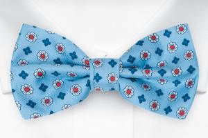 TRIFOGLEZZA LIGHT BLUE bow tie