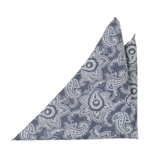 TRUELOVER NAVY pocket square