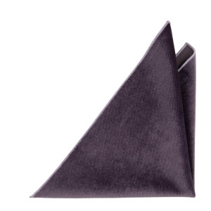 Velvet DUSTY LAVENDER pocket square