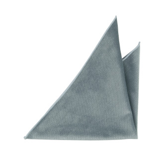 Velvet ICE BLUE pocket square