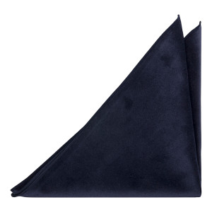 VELVET Navy pocket square