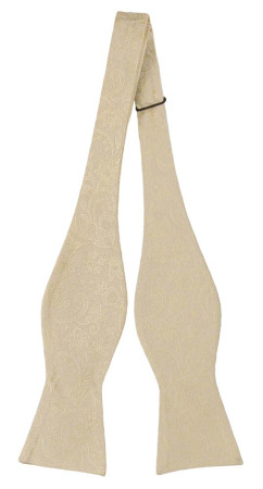 VIGSEL CHAMPAGNE self-tie bow tie