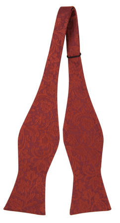 VIGSEL TERRACOTTA self-tie bow tie