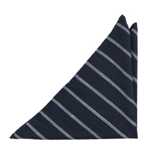 VIRILE NAVY BLUE pocket square
