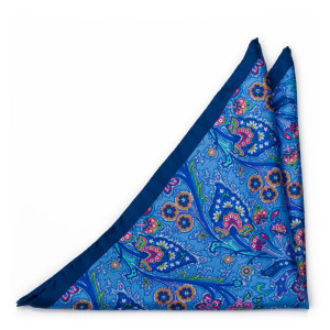 VIVACE BLUE pocket square