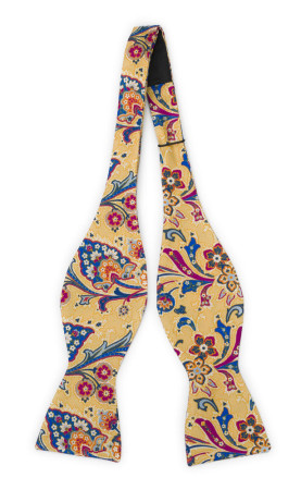 VIVACE YELLOW self-tie bow tie