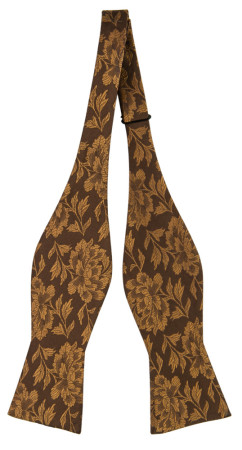 VIVACITY BRONZE self-tie bow tie