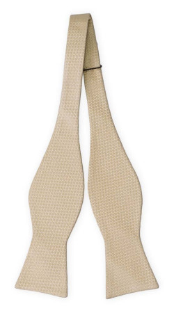 WEDLOCK CHAMPAGNE self-tie bow tie