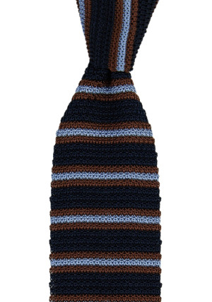 WEFTED NAVY tie