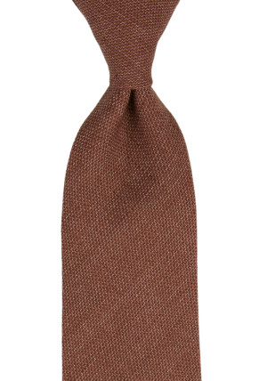 YARNING CINNAMON BROWN tie